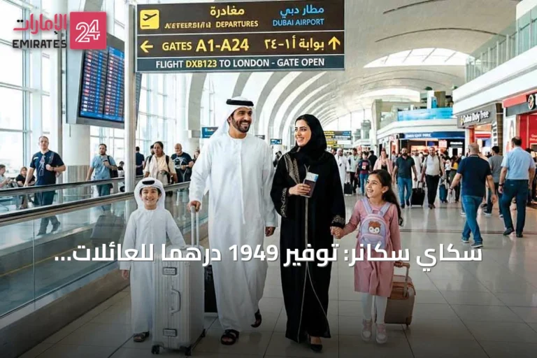 سكاي سكانر: توفير 1949 درهماً للعائلات الإماراتية عند السفر في الأسبوع الأقل كلفة