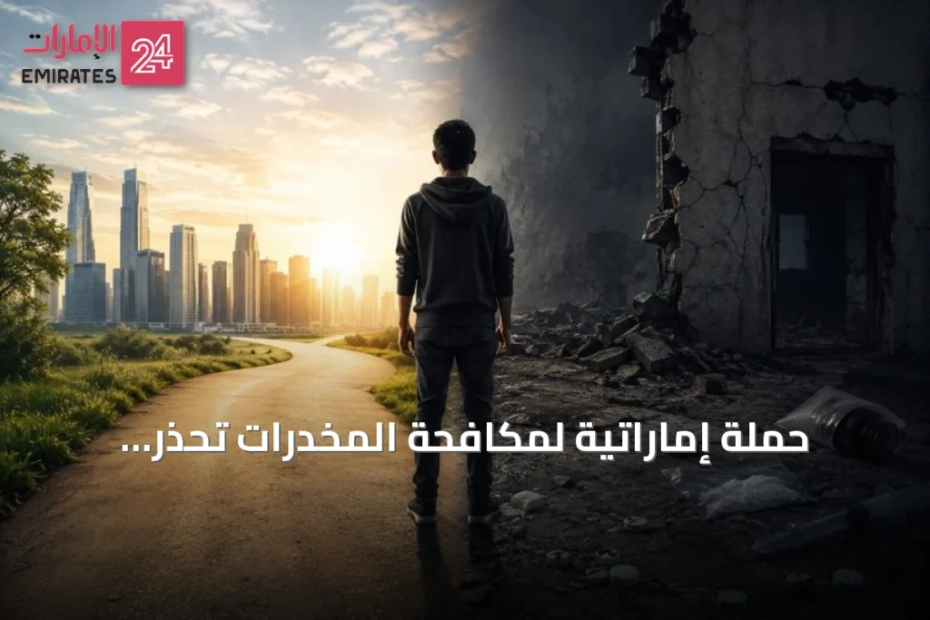 حملة إماراتية لمكافحة المخدرات تحذر الشباب من فقدان الصحة والمستقبل