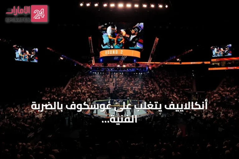 أنكالاييف يتغلب على غوسكوف بالضربة الفنية القاضية في نزال يو إف سي بأبوظبي