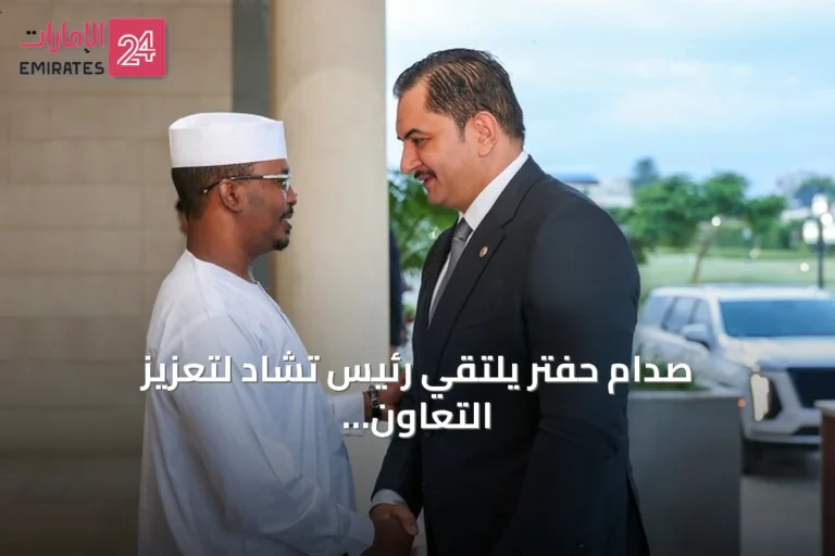 صدام حفتر يلتقي رئيس تشاد لتعزيز التعاون الأمني والعسكري
