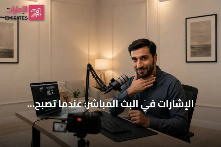 الإشارات في البث المباشر: عندما تصبح الحركة جريمة تستدعي العقاب