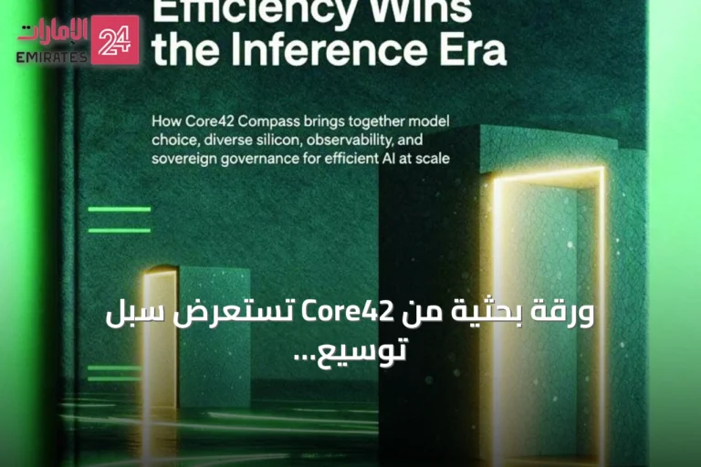 ورقة بحثية من Core42 تستعرض سبل توسيع استخدام الذكاء الاصطناعي بكفاءة
