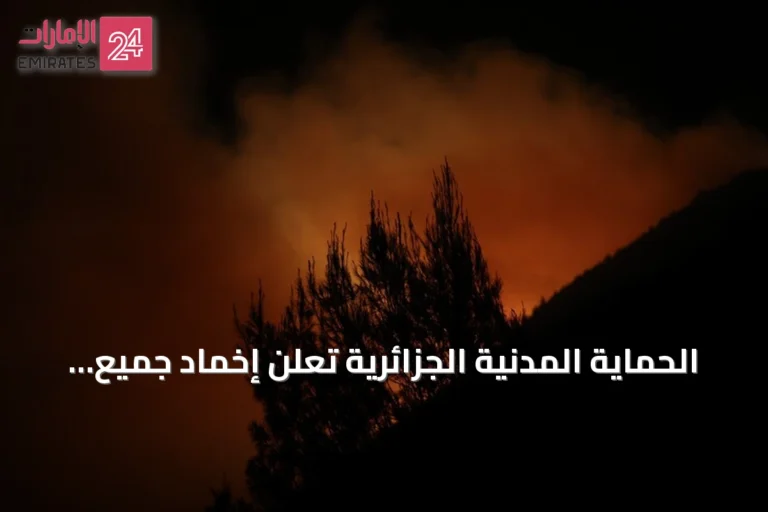 الحماية المدنية الجزائرية تعلن إخماد جميع حرائق الغابات وتبقي فرقها في حالة تأهب