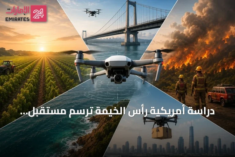 دراسة أمريكية رأس الخيمة ترسم مستقبل الطائرات المسيرة المدنية