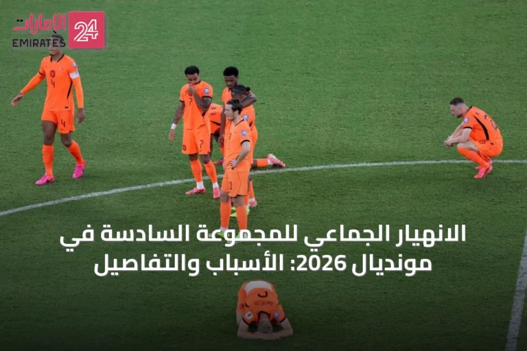 الانهيار الجماعي للمجموعة السادسة في مونديال 2026: الأسباب والتفاصيل