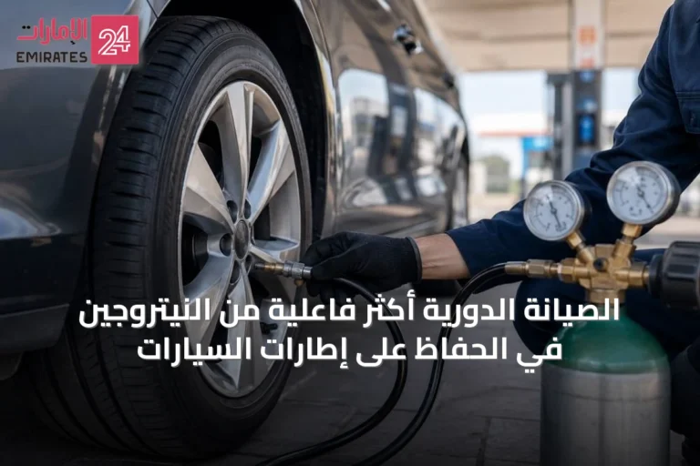 الصيانة الدورية أكثر فاعلية من النيتروجين في الحفاظ على إطارات السيارات