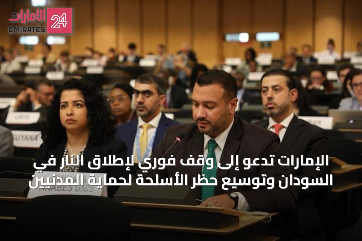 الإمارات تدعو إلى وقف فوري لإطلاق النار في السودان وتوسيع حظر الأسلحة لحماية المدنيين
