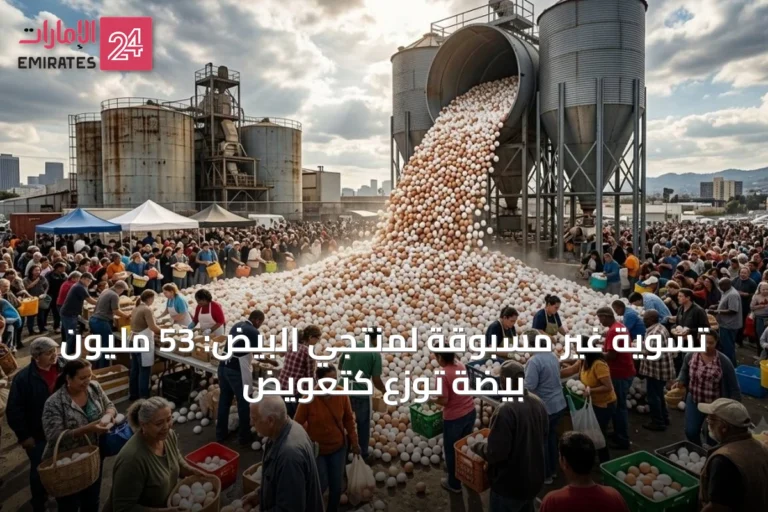 تسوية غير مسبوقة لمنتجي البيض: 53 مليون بيضة تُوزَّع كتعويض
