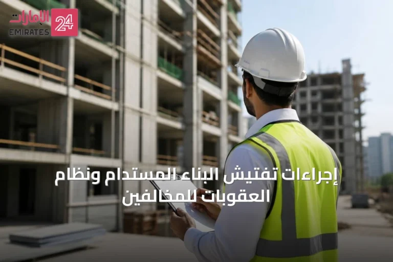 إجراءات تفتيش البناء المستدام ونظام العقوبات للمخالفين