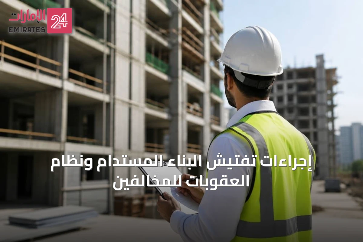 إجراءات تفتيش البناء المستدام ونظام العقوبات للمخالفين