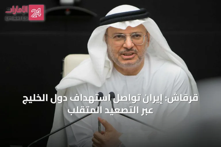 قرقاش: إيران تواصل استهداف دول الخليج عبر التصعيد المتقلب
