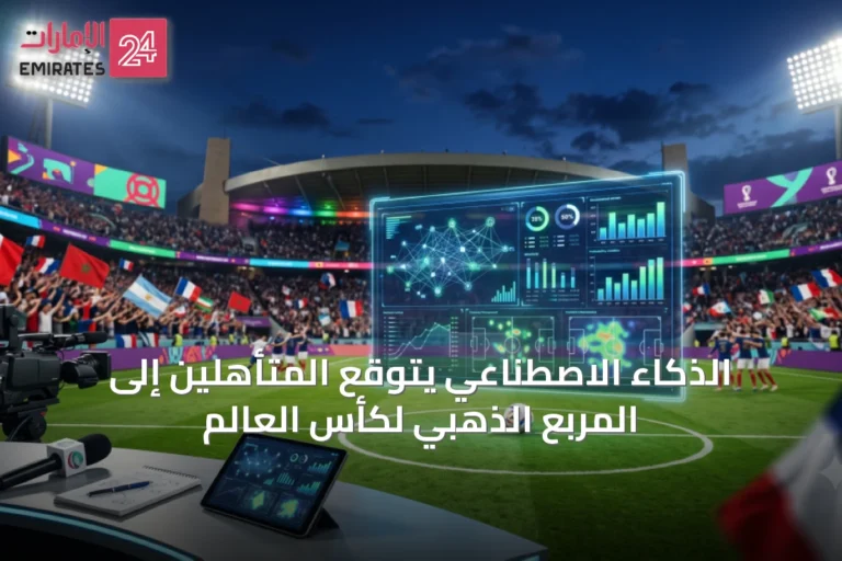 الذكاء الاصطناعي يتوقع المتأهلين إلى المربع الذهبي لكأس العالم