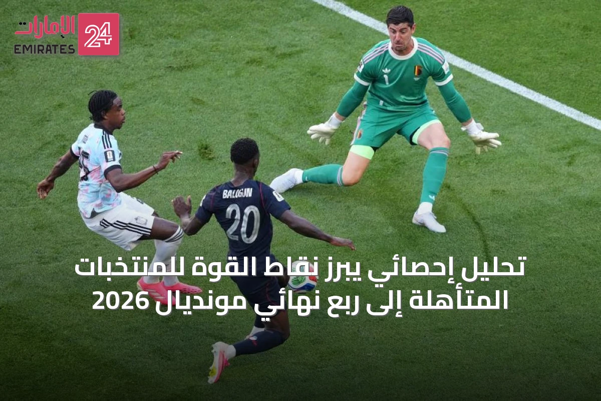 تحليل إحصائي يبرز نقاط القوة للمنتخبات المتأهلة إلى ربع نهائي مونديال 2026