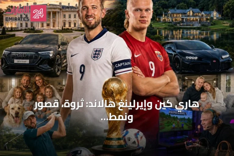 هاري كين وإيرلينغ هالاند: ثروة، قصور ونمط حياة مختلفين
