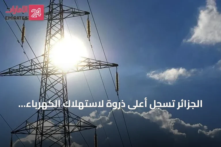 الجزائر تسجل أعلى ذروة لاستهلاك الكهرباء في تاريخها خلال موجة حر شديدة