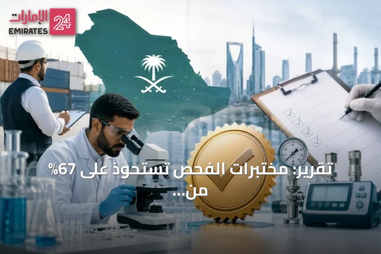 تقرير: مختبرات الفحص تستحوذ على 67% من إجمالي الجهات المعتمدة بالسعودية