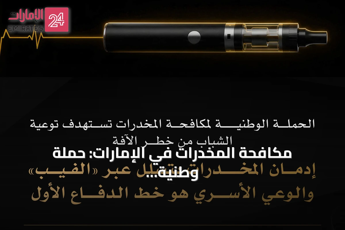 مكافحة المخدرات في الإمارات: حملة وطنية لتحصين الشباب ومواجهة أساليب الترويج الجديدة