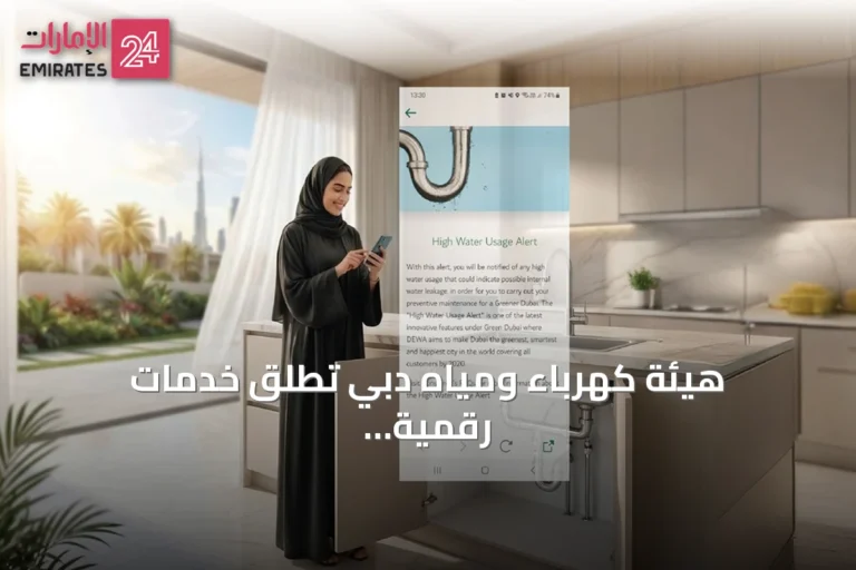 هيئة كهرباء ومياه دبي تطلق خدمات رقمية متطورة لرصد تسريبات المياه والأعطال في المنازل