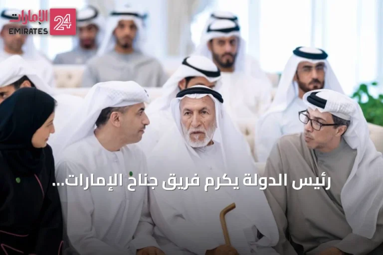رئيس الدولة يكرم فريق جناح الإمارات بإكسبو أوساكا بعد فوزه بالجائزة الذهبية للتصميم