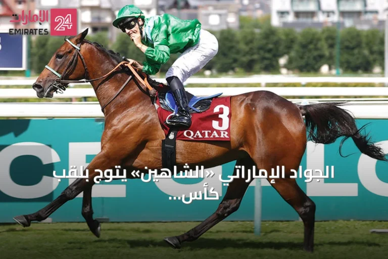 الجواد الإماراتي «الشاهين» يتوج بلقب كأس الدوحة للخيول العربية في فرنسا