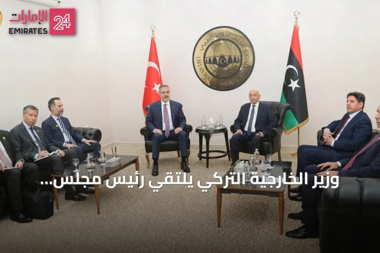 وزير الخارجية التركي يلتقي رئيس مجلس النواب الليبي في بنغازي