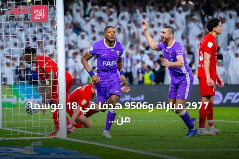 2977 مباراة و9506 هدفاً في 18 موسماً من مسيرة دوري المحترفين الإماراتي