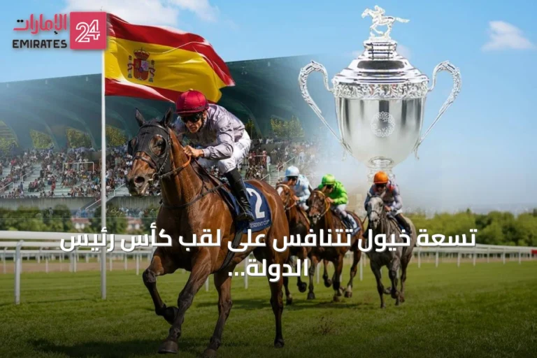 تسعة خيول تتنافس على لقب كأس رئيس الدولة في مضمار سان سباستيان الإسباني