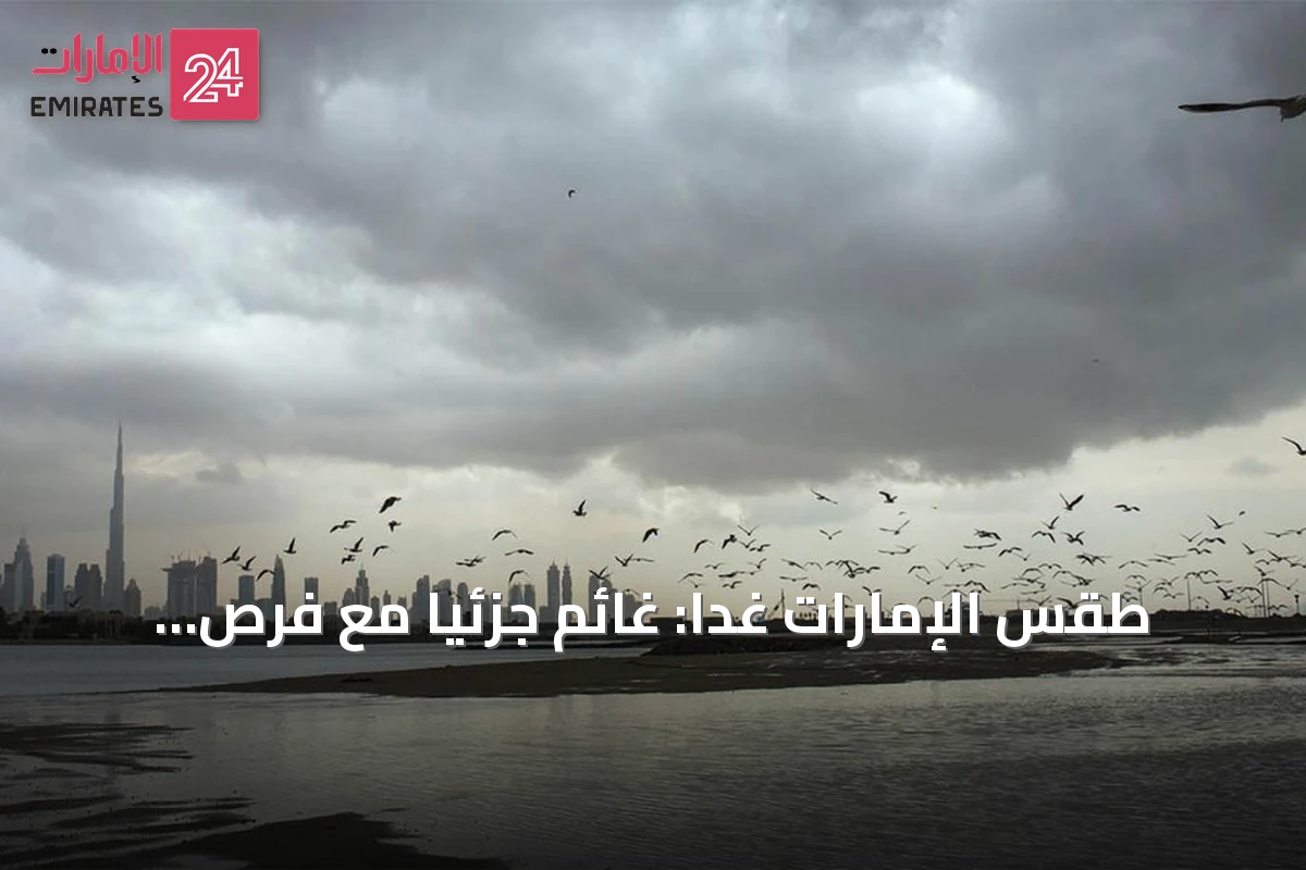 طقس الإمارات غداً: غائم جزئياً مع فرص أمطار خفيفة