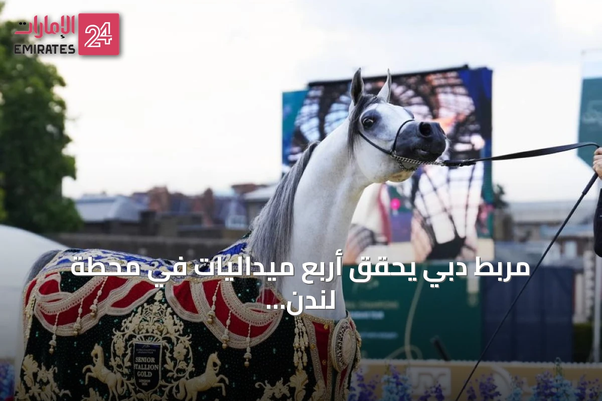مربط دبي يحقق أربع ميداليات في محطة لندن لجولة الجياد العربية 2026