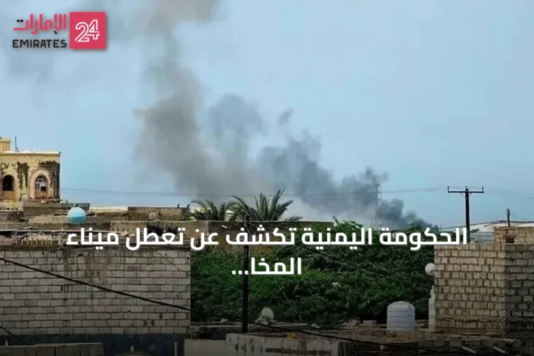 الحكومة اليمنية تكشف عن تعطل ميناء المخا بعد هجمات حوثية