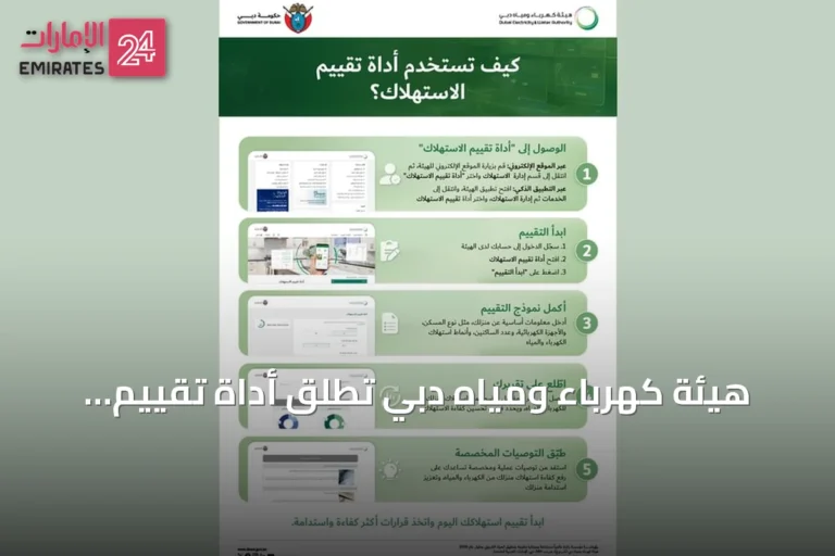 هيئة كهرباء ومياه دبي تطلق أداة تقييم الاستهلاك لتعزيز الاستدامة اليومية