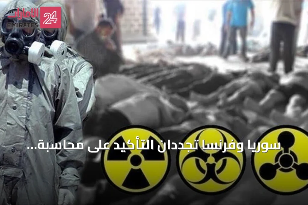 سوريا وفرنسا تجددان التأكيد على محاسبة مستخدمي الأسلحة الكيميائية