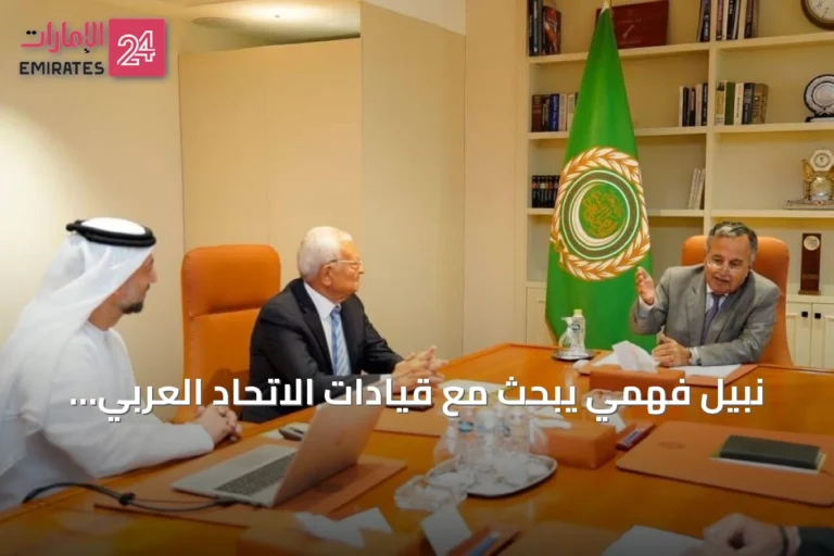 نبيل فهمي يبحث مع قيادات الاتحاد العربي للاقتصاد الرقمي سبل تعزيز التحول التكنولوجي