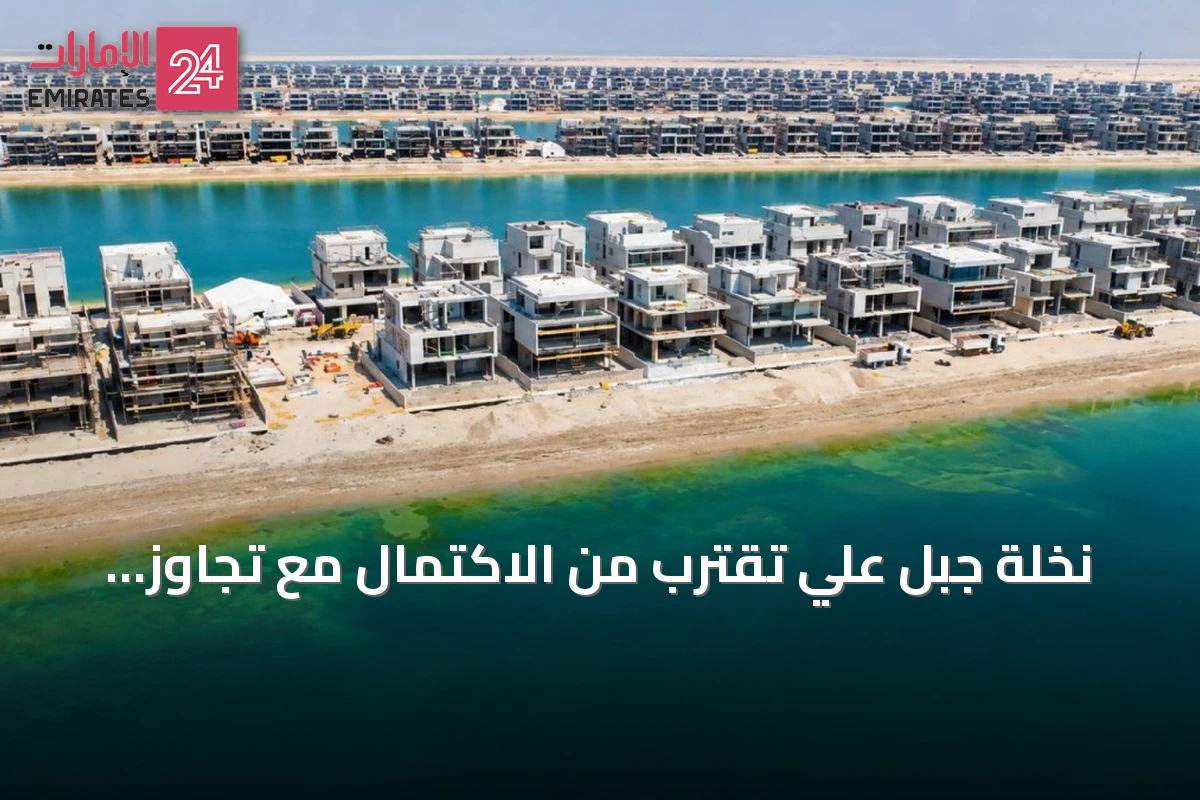 نخلة جبل علي تقترب من الاكتمال مع تجاوز عقودها 13 مليار درهم