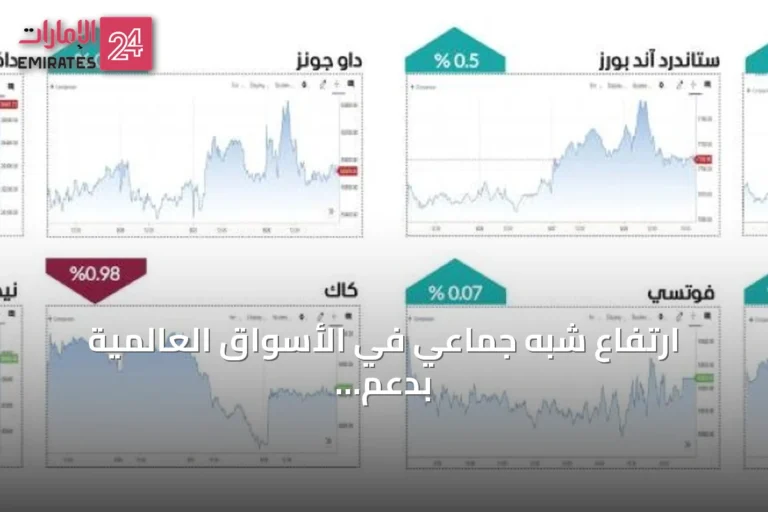 ارتفاع شبه جماعي في الأسواق العالمية بدعم من قطاعات رئيسية