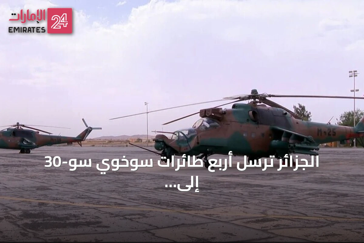 الجزائر ترسل أربع طائرات سوخوي سو-30 إلى نيامي لدعم استقرار النيجر
