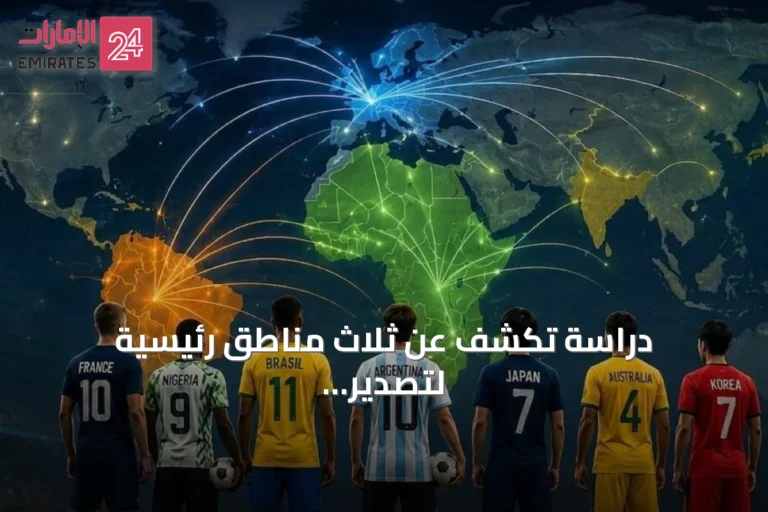 دراسة تكشف عن ثلاث مناطق رئيسية لتصدير لاعبي كرة القدم عالمياً