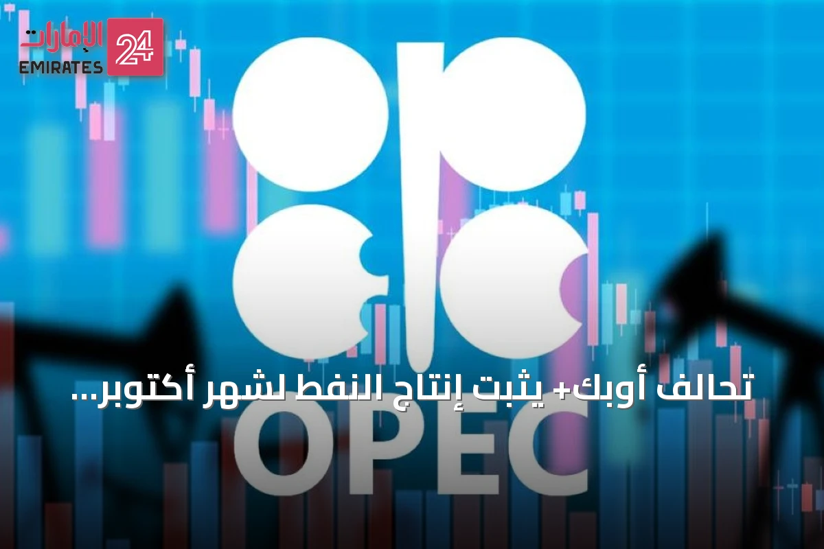 تحالف أوبك+ يثبت إنتاج النفط لشهر أكتوبر دون تعديل