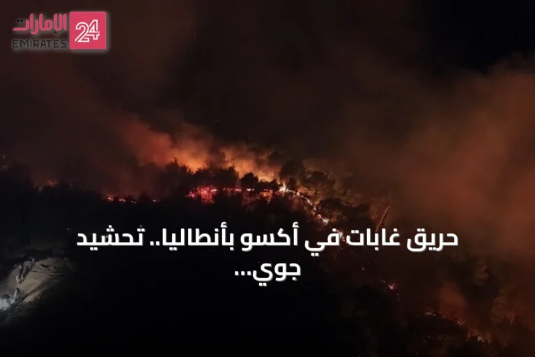 حريق غابات في أكسو بأنطاليا.. تحشيد جوي وبري للسيطرة على النيران
