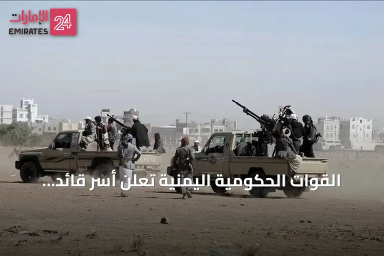 القوات الحكومية اليمنية تعلن أسر قائد ميداني حوثي وتستهدف تعزيزاته بتعز