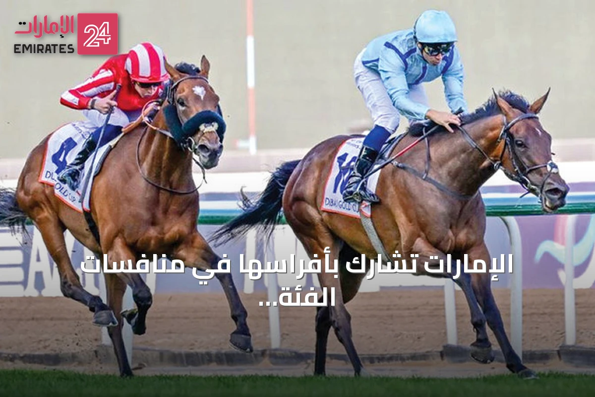 الإمارات تشارك بأفراسها في منافسات الفئة الثانية بمهرجان سانت ليجر ستيكس البريطاني