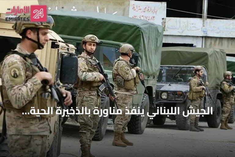 الجيش اللبناني ينفذ مناورة بالذخيرة الحية على الحدود السورية