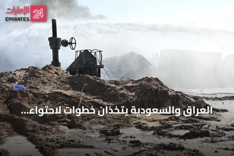 العراق والسعودية يتخذان خطوات لاحتواء تداعيات هجمات خط أنابيب النفط