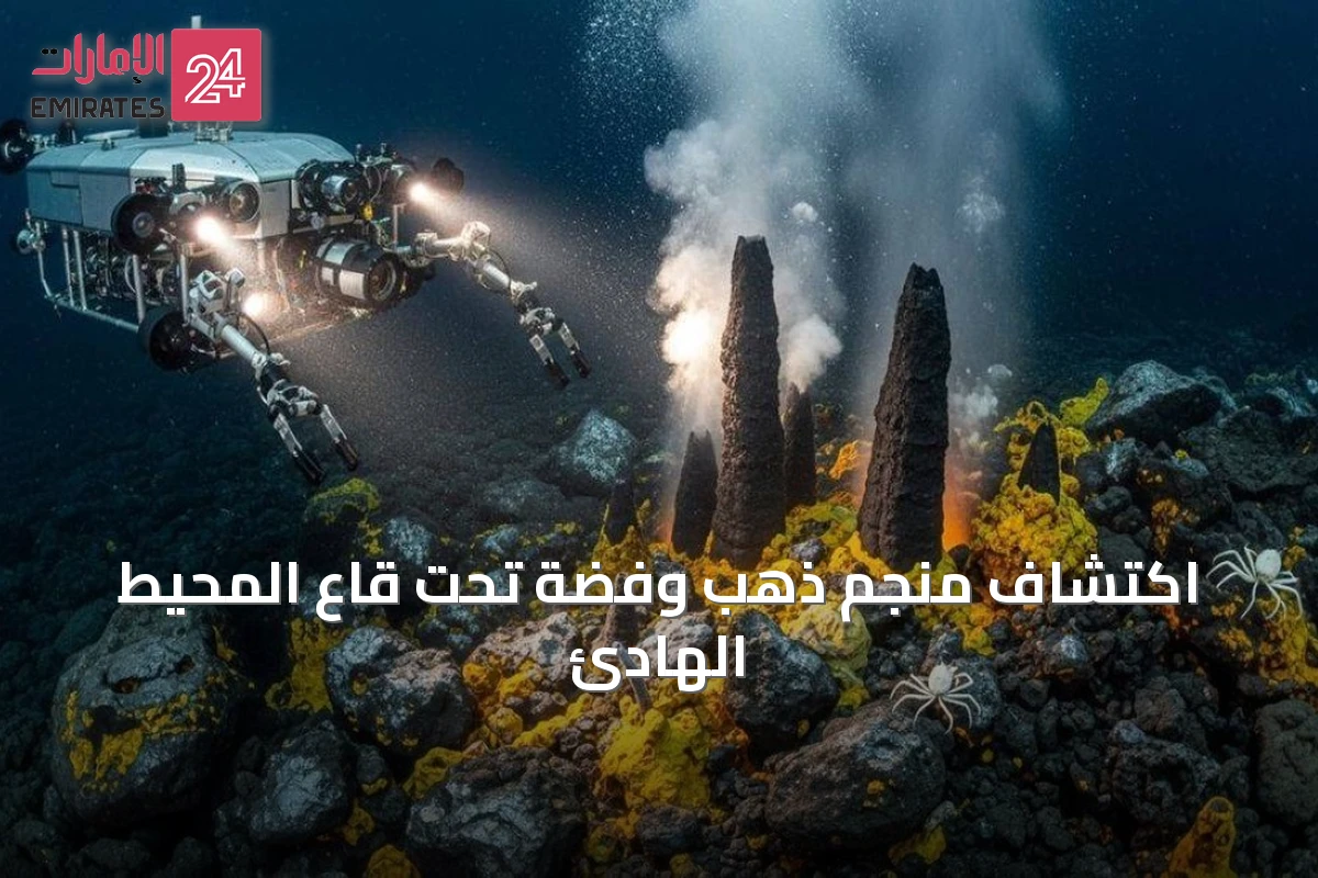 اكتشاف منجم ذهب وفضة تحت قاع المحيط الهادئ