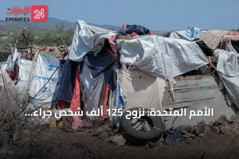 الأمم المتحدة: نزوح 125 ألف شخص جراء تصاعد القتال في اليمن منذ سبتمبر