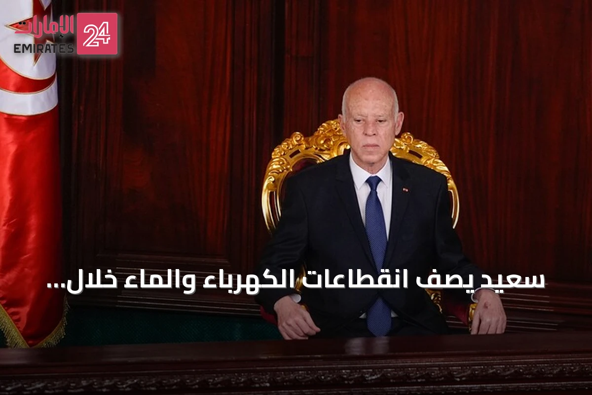 سعيّد يصف انقطاعات الكهرباء والماء خلال موجة الحر بأنها "جريمة" ويطالب بإصلاحات عاجلة