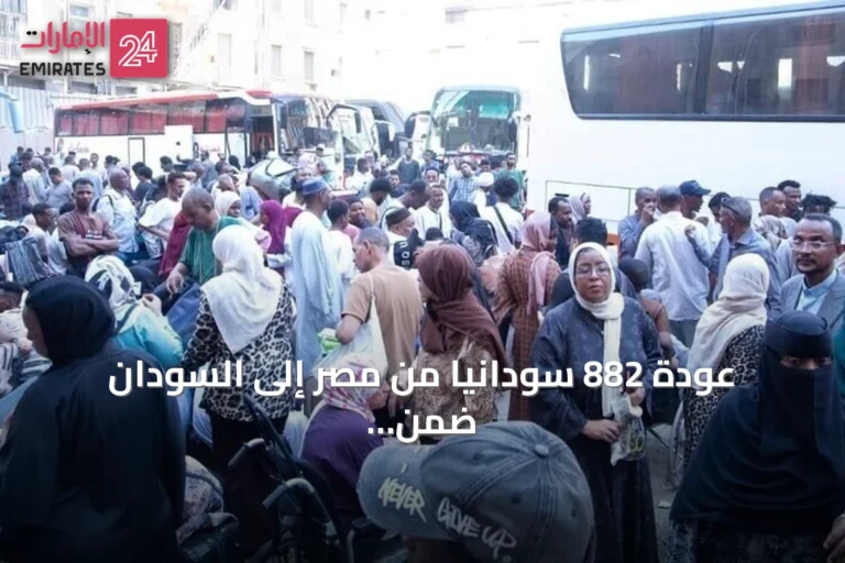 عودة 882 سودانيا من مصر إلى السودان ضمن برنامج العودة الطوعية