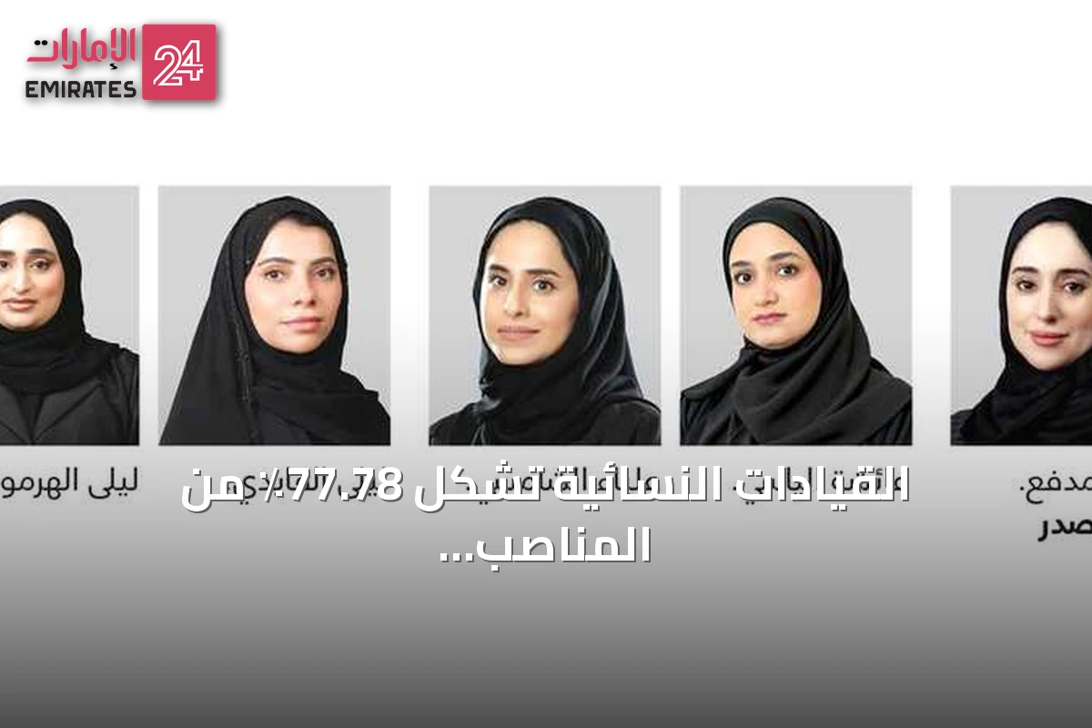 القيادات النسائية تشكل 77.78٪ من المناصب الوطنية في مطار الشارقة