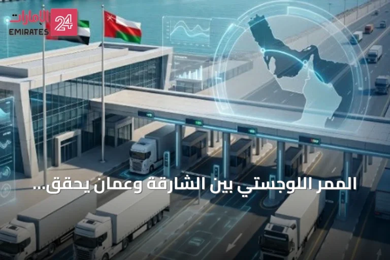 الممر اللوجستي بين الشارقة وعُمان يحقق زيادة كبيرة في قيمة البضائع خلال أول ثلاثة أشهر من تشغيله