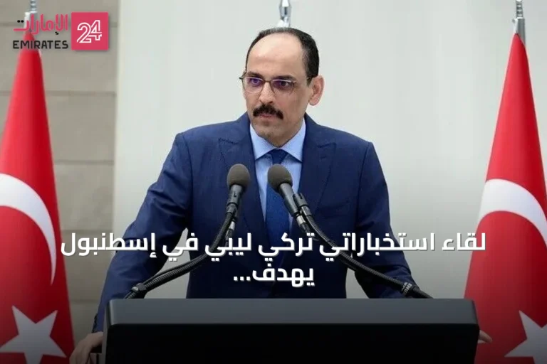 لقاء استخباراتي تركي ليبي في إسطنبول يهدف لتعزيز التعاون والأمن